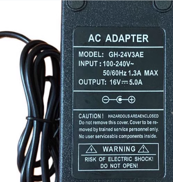 *Brand NEW*16V 5.0A AC/DC Adapter GH-24V3AE Power Supply