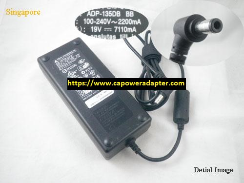 *Brand NEW* DELTA XFW0426000007 19V 7.11A 135W AC DC ADAPTER POWER SUPPLY