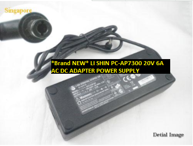 *Brand NEW*20V 6A AC DC ADAPTER LI SHIN PC-AP7300 POWER SUPPLY - Click Image to Close