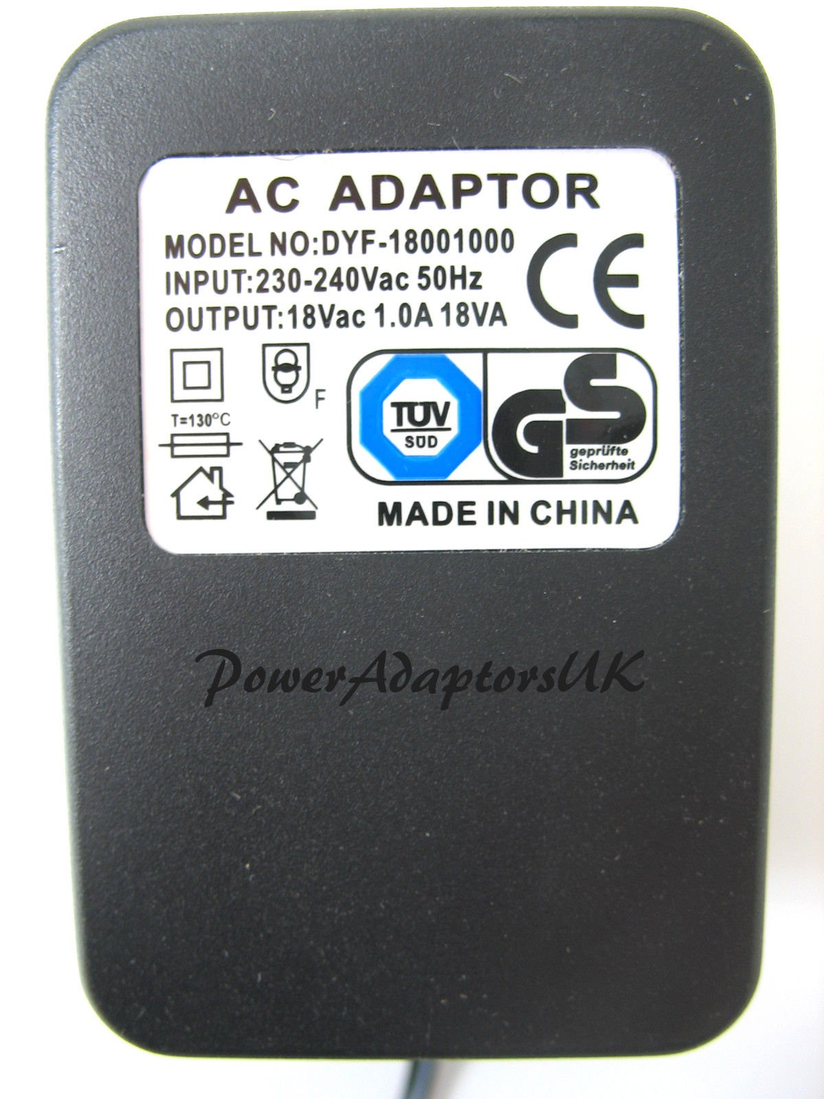 New PROEL MI12 MIXER 18V AC/AC 1A DYF-1801000 POWER ADAPTOR