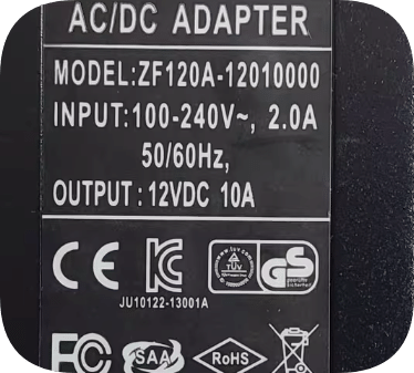 *Brand NEW*Original 12V 10A AC ADAPTER ZF120A-12010000 Power Supply