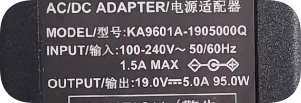 *Brand NEW*Original 19V 5A 95W AC Adapter KA9601A-1905000-Q Power Supply