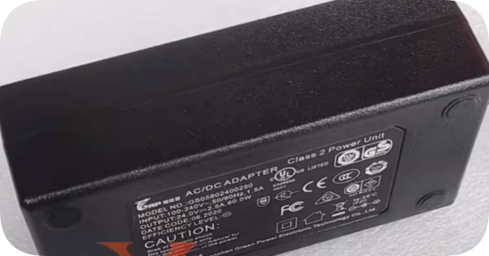 *Brand NEW*Grepow 24V 2.5A 60W Power Adapter GS05802400250 Single Sofa Charging Cable Transformer