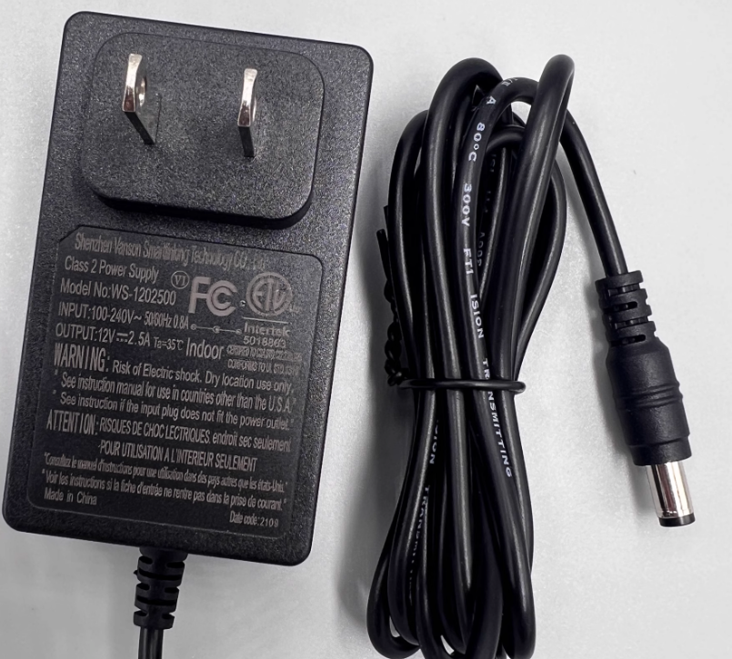 *Brand NEW*WS-1202500 12V 2.5A AC/DC Adapter Power Supply