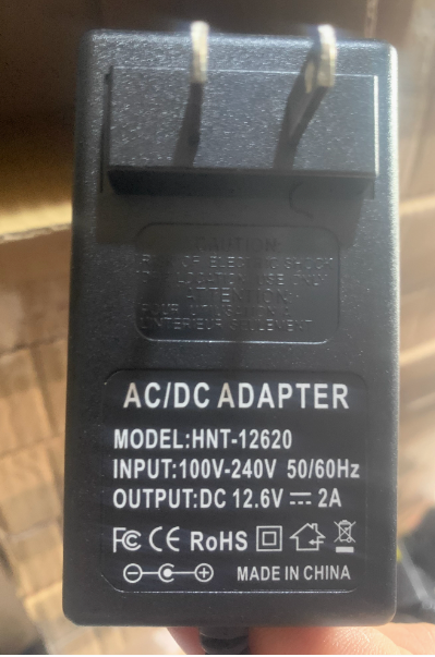 *Brand NEW*HNT-12620 DC12.6V 2A AC/DC Adapter Power Supply