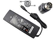 *Brand NEW*19v-20v 6A 120W Ac Adapter Genuine Seasonic SSA-1201A-1 Round with 4 Pin Power Supply - Click Image to Close